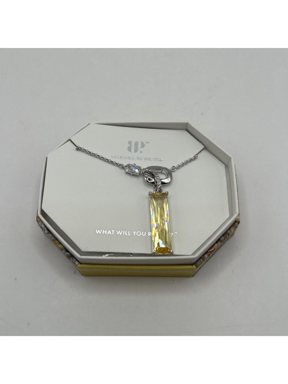 Bomb Party November 2025 Birthday Necklace NK48480 Where Light Hangs Softly Hema
